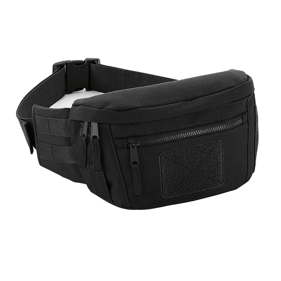 image 1 of Bagbase Molle Utility Waist Bag - Black - One Size Black
