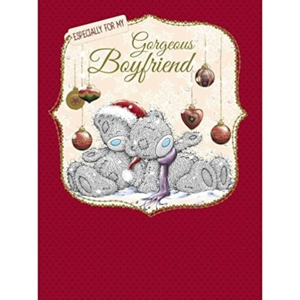 image 1 of Me to You Bear Christmas Card - Gorgeous Boyfriend (Large Card)