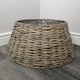 image 1 of 40/58cm Samuel Alexander KD Willow Christmas Tree Skirt Wicker Rattan- Medium Natural