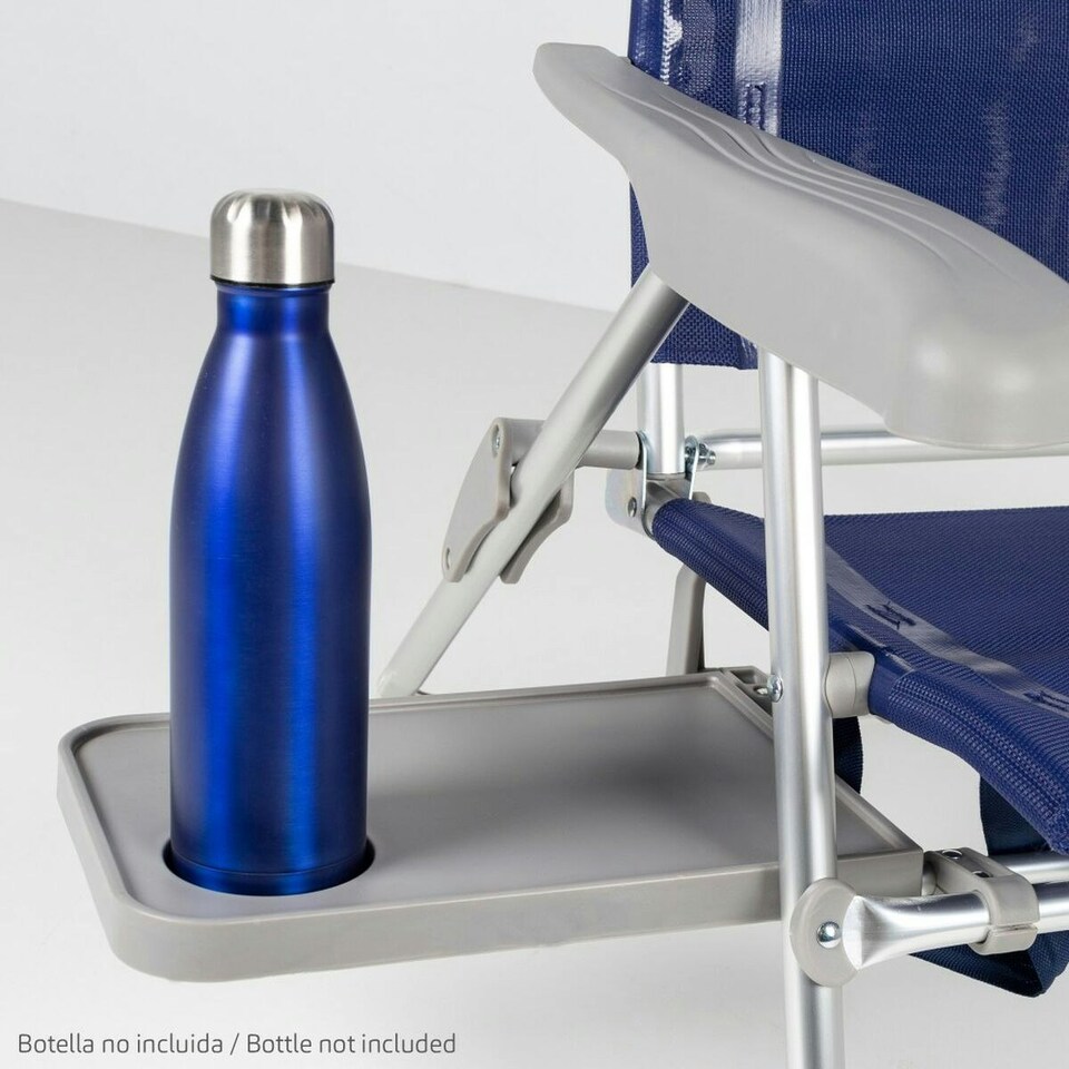 image 1 of Beach Chair Aktive Slim Foldable Navy Blue 47 x 89 x 57 cm (2 Units) N/A