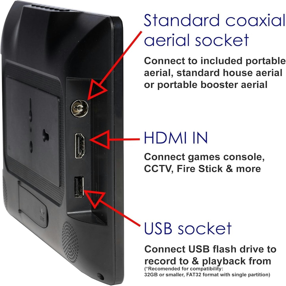 image 1 of 10 inch Wide Super VGA Digital Portable TV