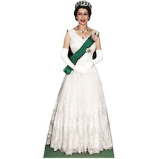 Queen Elizabeth ll 1956 Lifesize Cardboard Cutout - 156cm