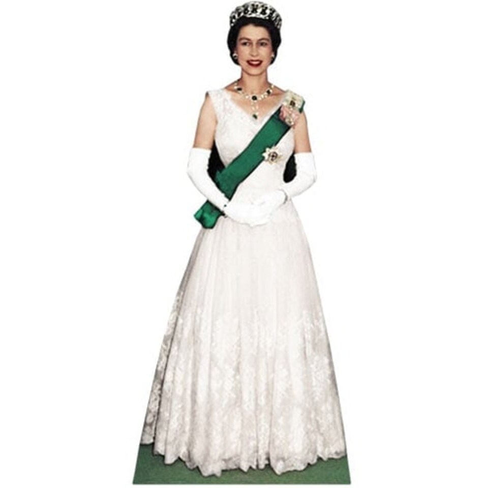 Queen Elizabeth ll 1956 Lifesize Cardboard Cutout - 156cm