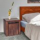 image 2 of Maxen Mango Cubed Nest of 2 Tables Brown