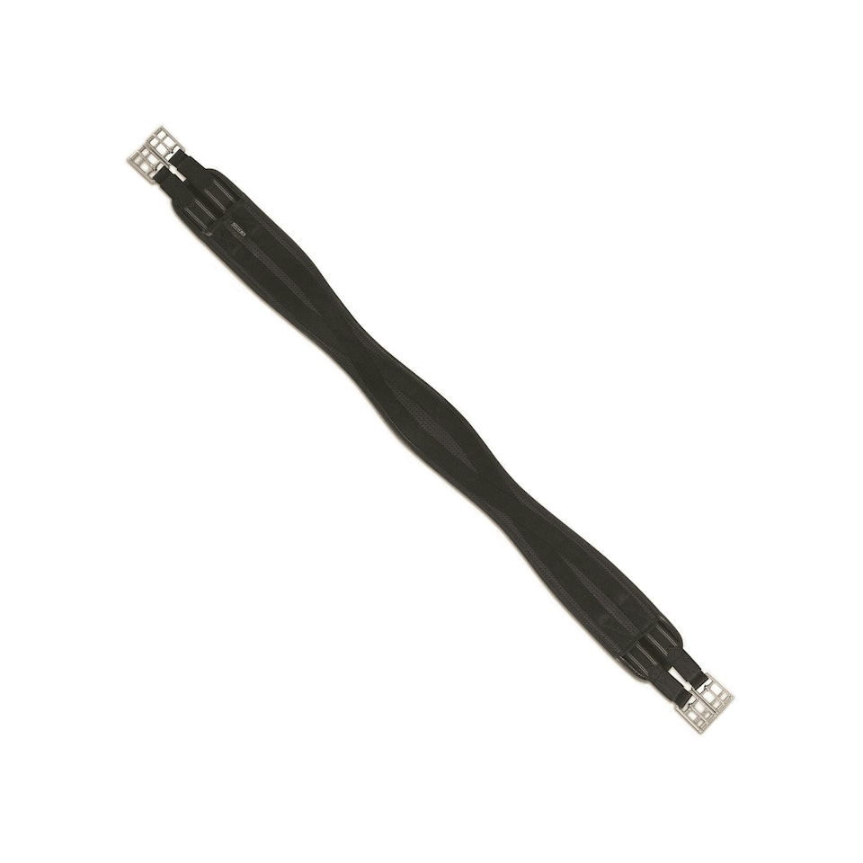 image 1 of Shires Anti-Chafe Elastic Horse Girth - Black - 44in