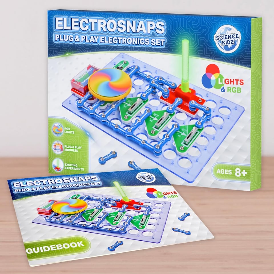 image 1 of Science Kidz Electro Snaps Light & Colour Set
