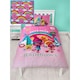 image 4 of Trolls Dreams Rainbow Duvet Cover Set - Pink/Blue - Single Pink | Single