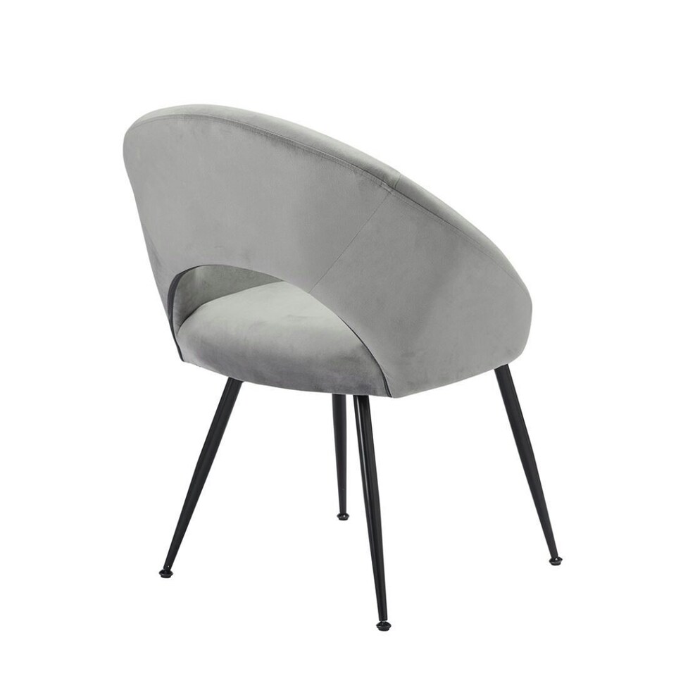 image 1 of Kunnu Dining Chair Grey (Pack of 2) Grey
