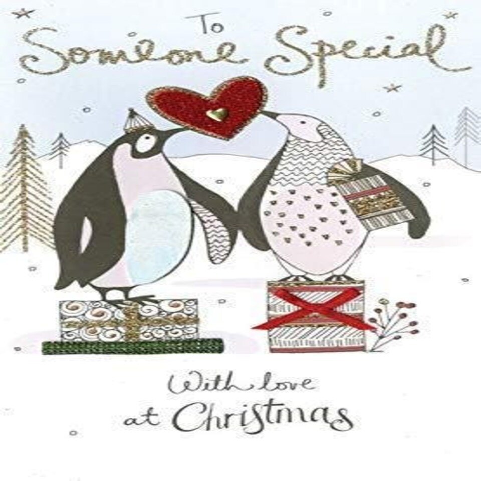 image 1 of Champagne to Someone Special Christmas Card