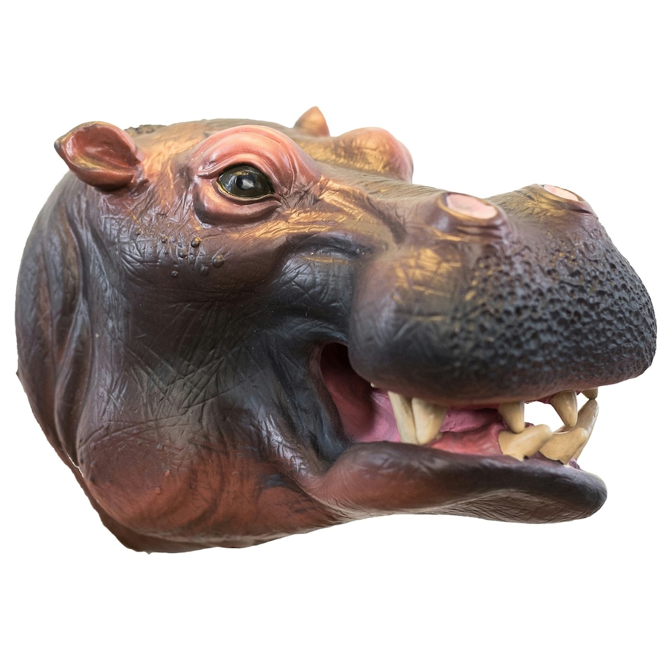 image 1 of Wild Thingz Hippo Hand Puppet