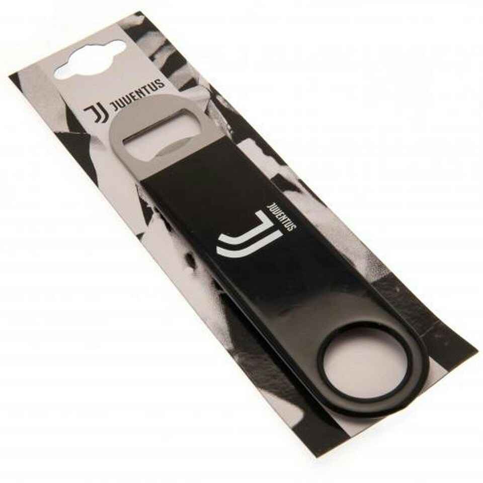 image 1 of Juventus FC Magnetic Bar Bottle Opener - Black - One Size