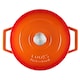 image 4 of Cooks Professional Cast Iron Casserole 26cm | 5.8L Capacity | Enamelled Inside & Out | Graduated Orange
