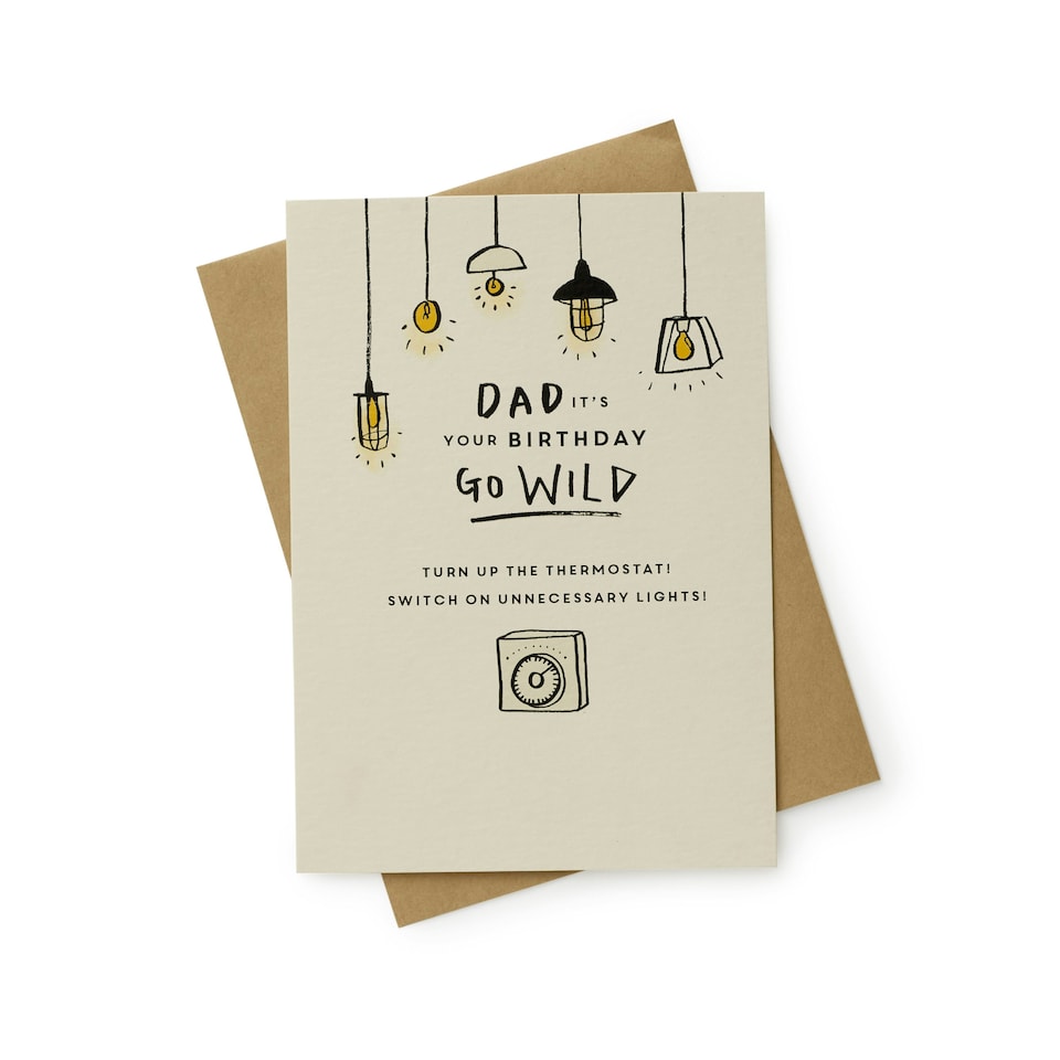 image 1 of Birthday Card for Dad | Go Wild It's Your Birthday Design