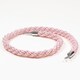 image 7 of 2 Prestige Chrome Poles With 1 Pink Braided Rope