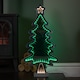 image 2 of 60cm Infinity Light up Christmas Tree Decoration with Green LEDs on Metal Base