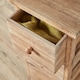 image 3 of 5 Drawer Chest Natural Wooden Tallboy Bedroom Storage Organiser Fully Assembled