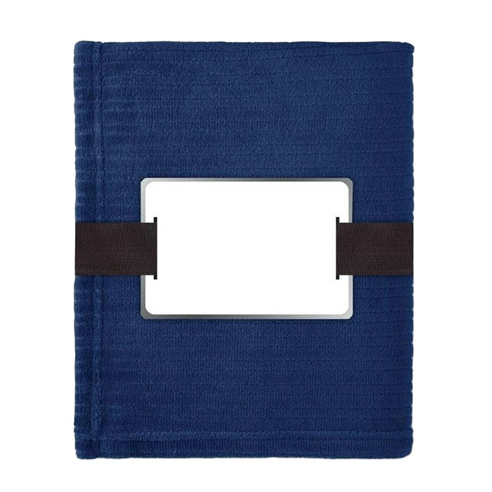 image 1 of MidOcean Cap Code Fleece Blanket - Blue - One Size | Blue