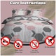 image 3 of VELVETIO Aster Geo Complete Duvet Cover Set with Fitted Sheet Breathable Bedding Quilt