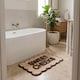 image 2 of Sweet Cheeks Scalloped Bath Mat