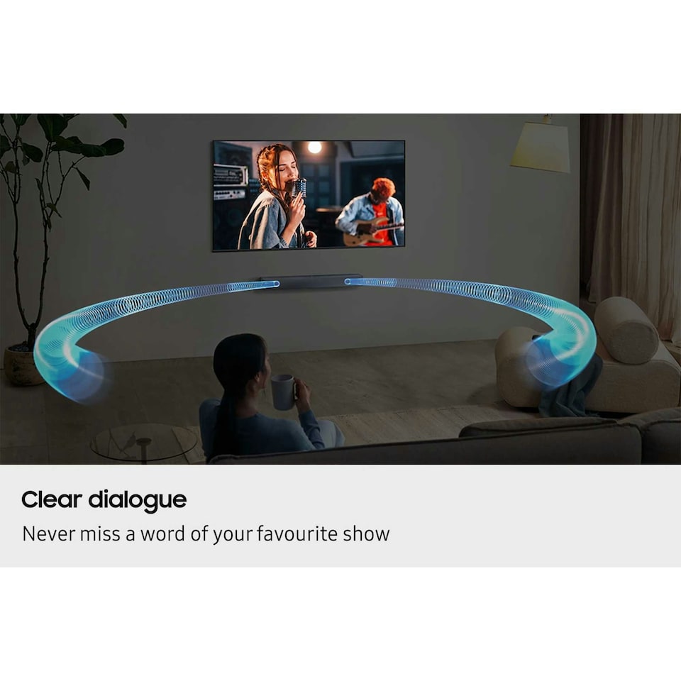 image 1 of Samsung B-Series 2.0ch Soundbar with Built-In Subwoofer - Black HW-B400F