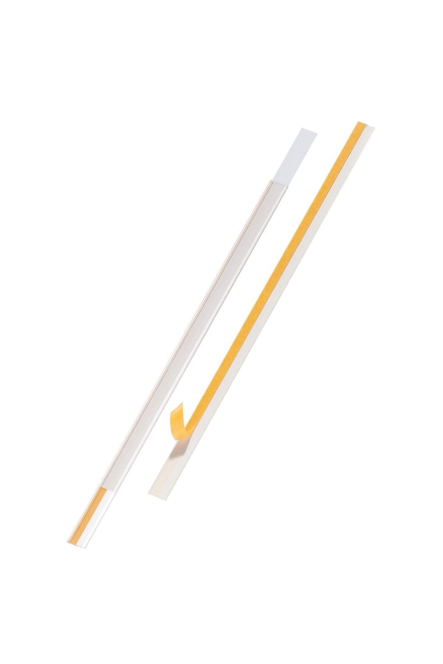image 1 of Durable SCANFIX Self-Adhesive EPOS Ticket Strip Holder | 25 Pack | 1000 x 20mm