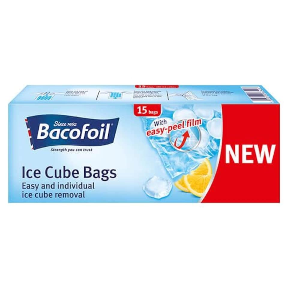Bacofoil Ice Cube Bags 15pk - One Colour - One Size