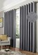 image 1 of Diamo Blackout Ring Top Eyelet Curtains - 229cm x 229cm - Silver