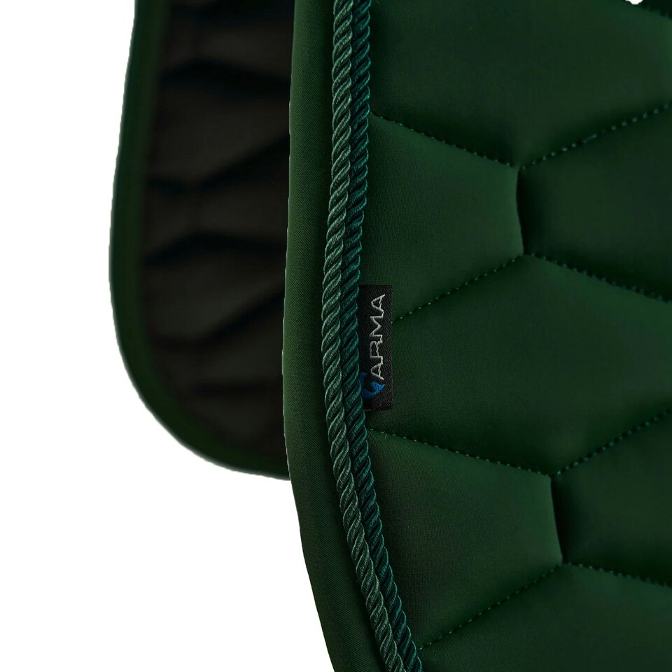 image 1 of ARMA Eltar Dressage Horse Saddlecloth - Green - 15in - 16.5in