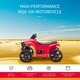 image 3 of HOMCOM 6 V Kids Ride on Cars Electric ATV for 18-36 months Toddlers Black+Red