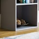 image 5 of Vida Designs Oxford 2 Tier Cube Bookcase Display Storage, Grey