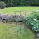 image 4 of Conical Metal Garden Herbaceous Plant Support Rings (48cm) - Pack of 5