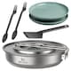 image 4 of Wildfare Core Fry Pan Cookset for Camping | Grey | Silver