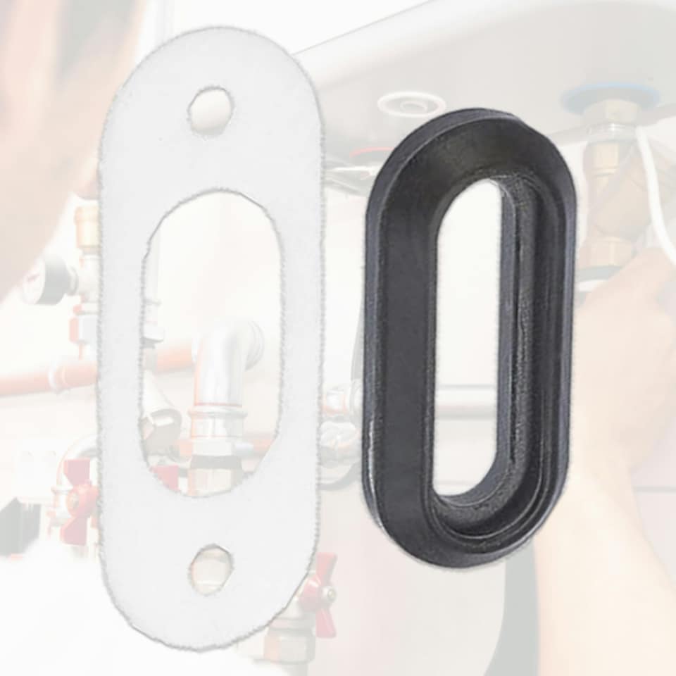 image 1 of SPARES2GO Boiler Burner Seal Gasket Kit for Vaillant ecoMAX ecoTEC Pro Plus VU VUW Heat Exchanger Door Sealing Set (0020025929)
