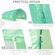 image 5 of Outsunny 6 x 3M Walk in Polytunnel Greenhouse Large Outdoor Grow House w/ Door