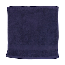 Towel City Luxury Face Towel - Navy - One Size