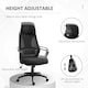 image 3 of Vinsetto Mesh Back Office Chair w/ Adjustable Height Padded Headrest Black