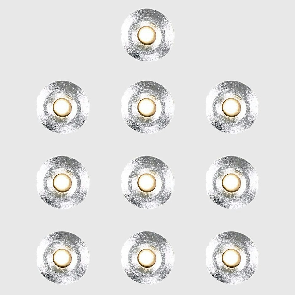 image 1 of ValueLights Decking Lights Silver Outdoor Decking Light