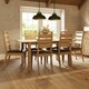 image 3 of Taberno Oak Large 1.4M Extending Dining Table Natural Orange