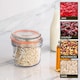 image 4 of Argon Tableware Glass Storage Jar - 350ml - 4 Colour Seals Airtight Kitchen Storage Container Preserving Jar