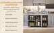 image 10 of VILUXE Mobile Kitchen Island with Foldable Worktop, 2 Drawers, Adjustable Shelves, Towel Rail, Wheels and Solid Wood Feet, Grey and White