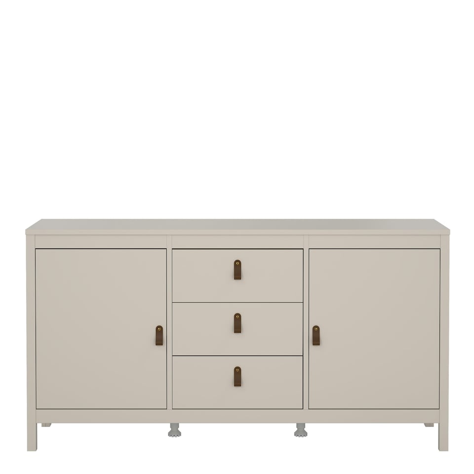 image 1 of Barcelona Sideboard 2 Doors + 3 Drawers in Cashmere Cream