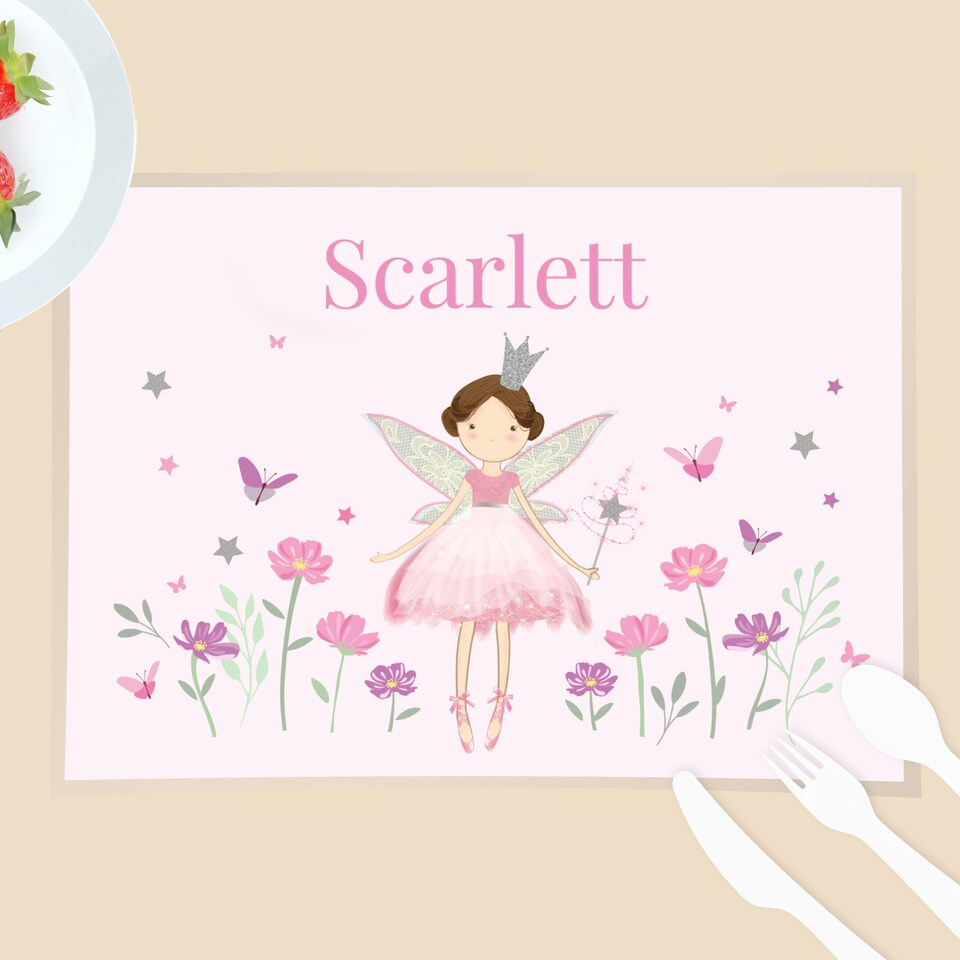 image 1 of Personalised Fairy Princess Placemat