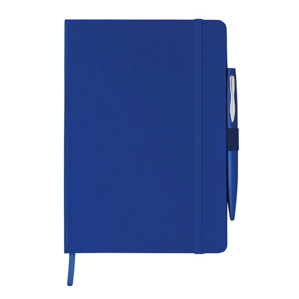 MidOcean Notaplus A5 Notebook & Pen - Blue - One Size