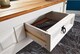 image 5 of Corona Coffee Table White 1 Drawer Solid Wood Occasional Table