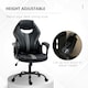 image 6 of Vinsetto Racing Gaming Chair Gamer Chair with Armrests Swivel Wheels, Black