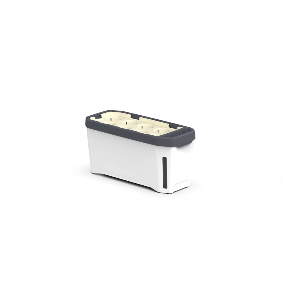 image 1 of Gusta Garden Harry Herbs 4-in-1 herb pot white - plant pot - self-watering system - 0.5L water reservoir & 5L soil capacity