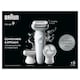 image 2 of Braun Silk-épil 9,  Epilator For Easy Hair Removal, Lasting Smooth Skin, 9-061, White/Silver