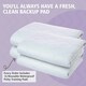 image 9 of Potty Training Bed Pads for Waterproof Protection - Bed Protector For Bed Wetting Toddlers & Children, Absolute Lifesaver for Your Mattress, 70x85 cm White | 4 pack | Small Single