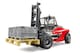 image 3 of Bruder Linde HT160D Forklift with Pallet & 3 Pallet Cages Heavy Industrial Handling Playset