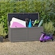 image 3 of Garden Gear Grey Lockable Storage Patio Box with Sit-on Lid Weatherproof 490 Litre Box